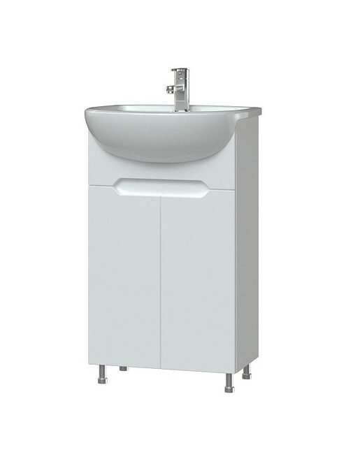 Тумба MARKO-7 500мм, эмаль белая 495x660 Тумба MARKO-7 500мм, эмаль белая 495x660 в Материке