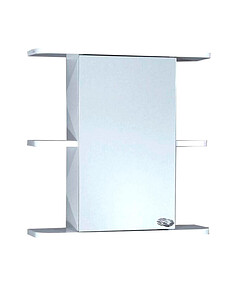 Шкаф навесной зеркальный КАМЕЛИЯ-03.54 левый (арт.СМ 001.03.54 L) 540х540х140мм