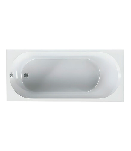 Ванна акриловая прямоугольная X-JOY NEW 180х80см без каркаса, W94A-180-080W-A 438x503 в Материке