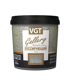 Состав Gallery лессирующий полупрозр серебристо-белый 0,9кг