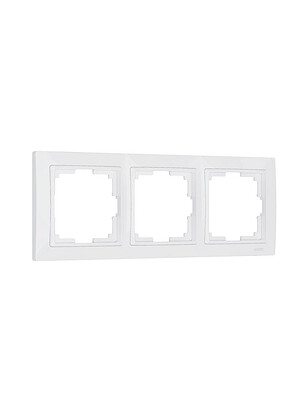 Рамка WERKEL Snabb basic 3мест. белый 238x286 в Материке