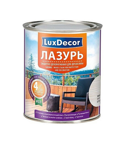 Лазурь LuxDecor для древесины Венге, 0,75л 438x503 в Материке