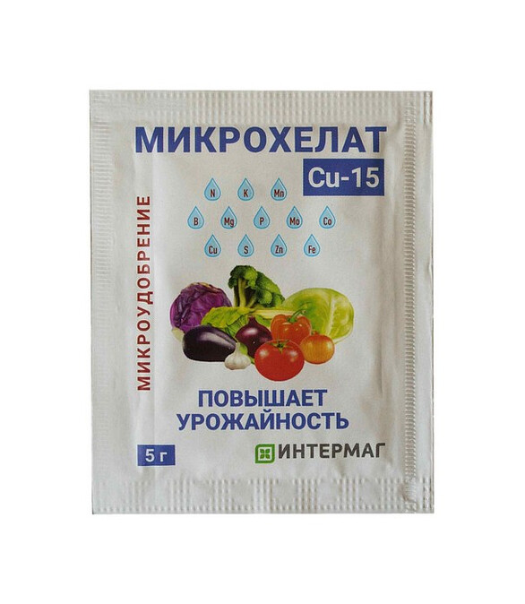 Микроудобрение Хелат меди 15% (5г) 586x674 Микроудобрение Хелат меди 15% (5г) 586x674 в Материке