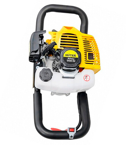 Мотобур HUTER GGD-52 2кВт без шнека 438x503 в Материке - Вариант 2