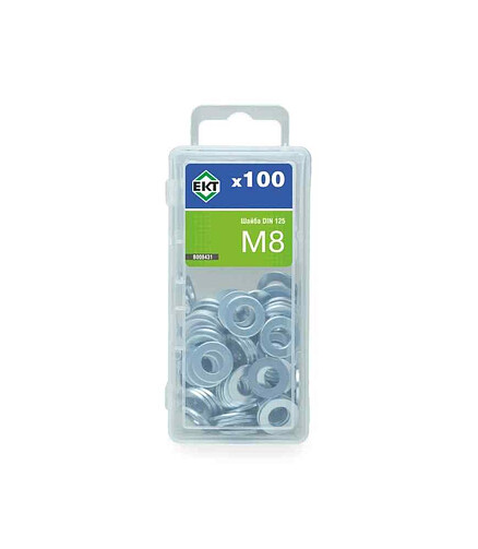 Шайба плоская М 8, цинк, DIN125 (уп=100шт)_BOX 438x503 в Материке