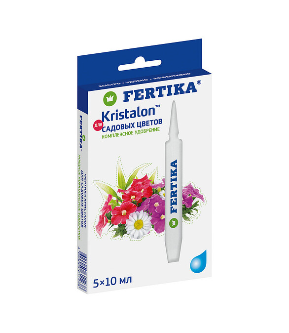 Удобрение FERTIKA Кристалон для садовых цветов жидкий, минеральное (5*10мл) 586x674 Удобрение FERTIKA Кристалон для садовых цветов жидкий, минеральное (5*10мл) 586x674 в Материке