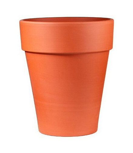 Горшок NATUR XL (11,6x14см) терракота кирпичный T-143-001-11 438x503 в Материке