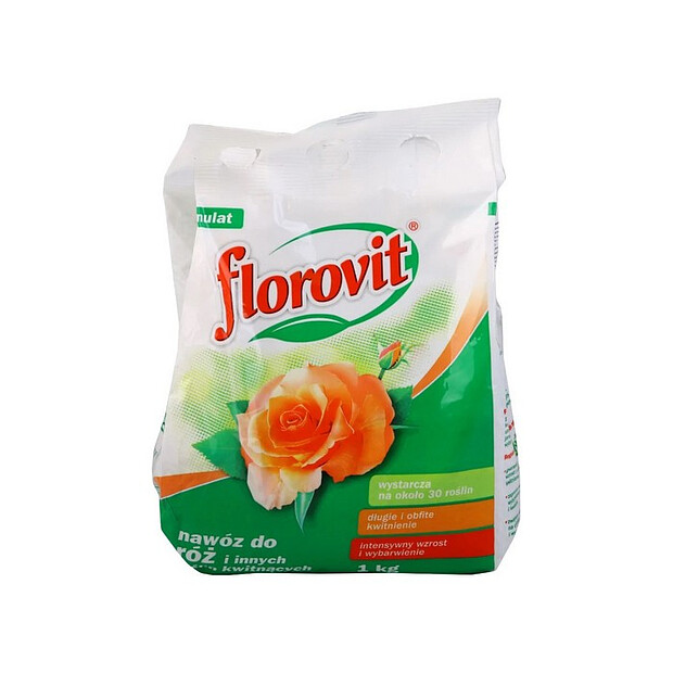 Удобрение для роз FLOROVIT в гранулах (1кг) мешок