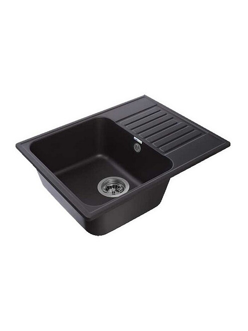 Мойка QUARZ GF-Z 13 (ECO 13), 620х480мм черный (без сифона) 495x660 Мойка QUARZ GF-Z 13 (ECO 13), 620х480мм черный (без сифона) 495x660 в Материке