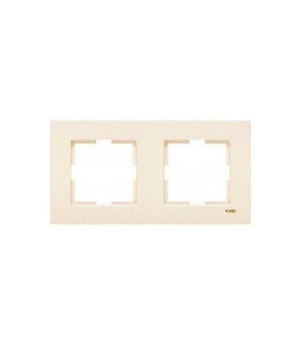 Рамка Viko KARRE 90960211 2мест. крем 438x503 в Материке