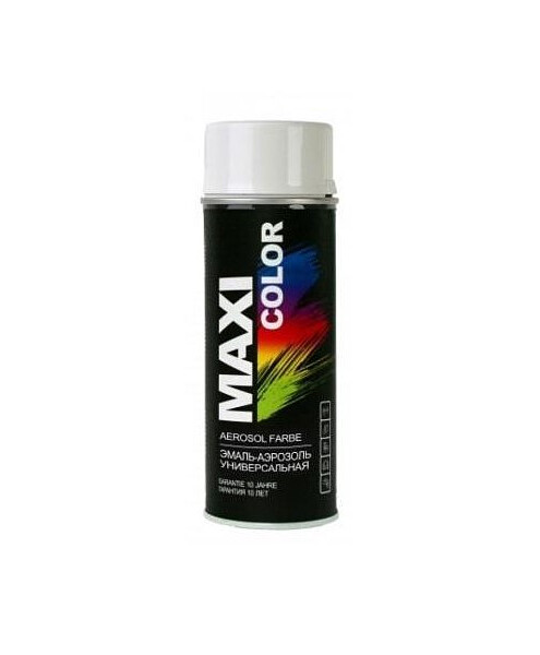 Эмаль аэроз. MAXI COLOR белая, 400мл 495x660 Эмаль аэроз. MAXI COLOR белая, 400мл 495x660 в Материке