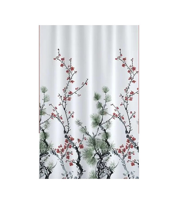 Штора для ванной комнаты JACKLINE PINE 180х200см без колец, 100% полиэстер 586x674 Штора для ванной комнаты JACKLINE PINE 180х200см без колец, 100% полиэстер 586x674 в Материке