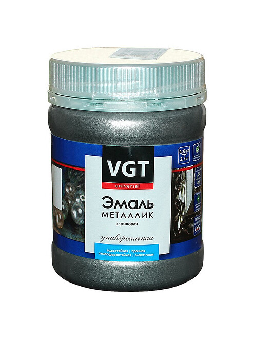 Эмаль VGT металлик серебро, 0,23кг 495x660 Эмаль VGT металлик серебро, 0,23кг 495x660 в Материке