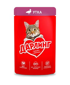 Корм для кошек DARLING утка в подливе (75г)