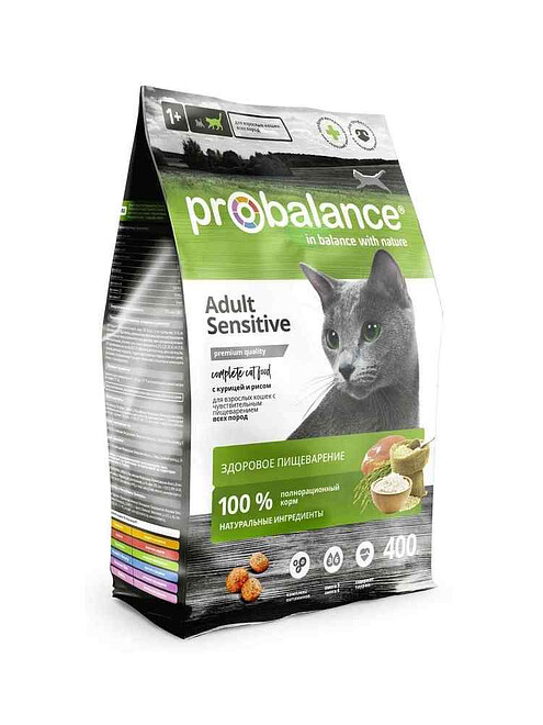 Корм для кошек ProBalance Adult Sensitive курица, рис (0,4кг) 495x660 Корм для кошек ProBalance Adult Sensitive курица, рис (0,4кг) 495x660 в Материке