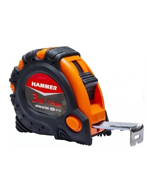 Рулетка HAMMER 00700-801903 3мх19мм магнит 495x660 Рулетка HAMMER 00700-801903 3мх19мм магнит 495x660 в Материке