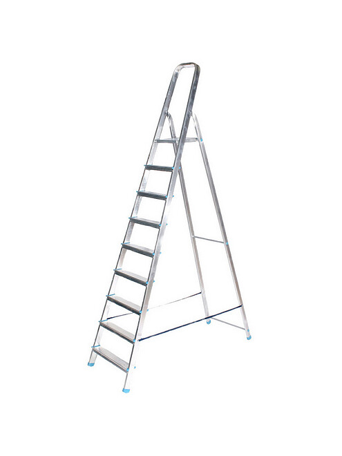 Лестница-стремянка LadderBel алюмин. 9-ступ. 495x660 Лестница-стремянка LadderBel алюмин. 9-ступ. 495x660 в Материке