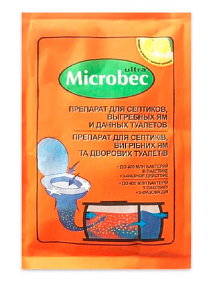 Порошок для септиков и выгребных ям Microbec саше 25г, Bros 238x286 в Материке