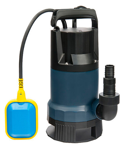 Насос дренаж. UNIPUMP Vort 401PW 400Вт 125л/мин 438x503 в Материке