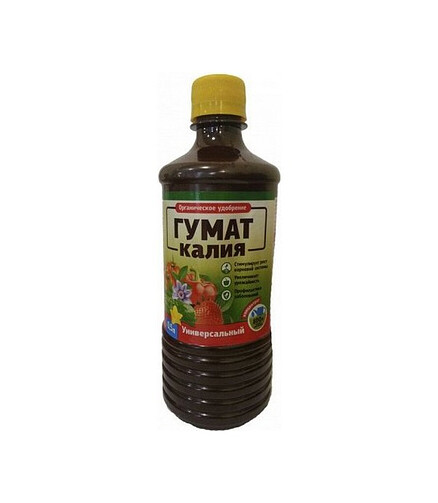 Удобрение Гумат Калия Универсальный (0,5л) 438x503 в Материке