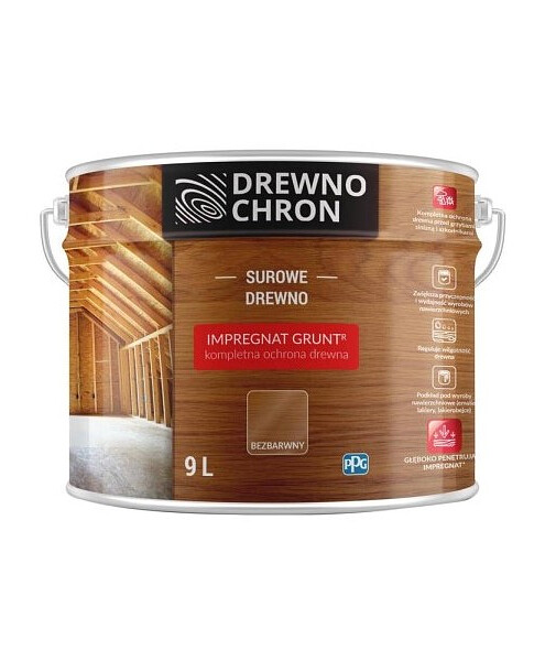 Грунт DREWNOCHRON IMPREGNAT GRUNT EXTRA бесцветный, 9л 495x660 Грунт DREWNOCHRON IMPREGNAT GRUNT EXTRA бесцветный, 9л 495x660 в Материке