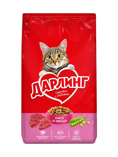 Корм для кошек ДАРЛИНГ мясо, овощи (1,75кг) 495x660 Корм для кошек ДАРЛИНГ мясо, овощи (1,75кг) 495x660 в Материке