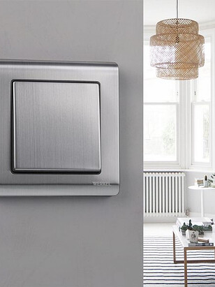 Рамка WERKEL Metallic 1мест. никель 238x286 в Материке - Вариант 2