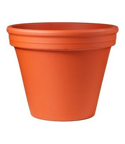 Горшок NATUR Prosta (25,8x22,1см) терракота кирпичный T-001-001-24-P 438x503 в Материке