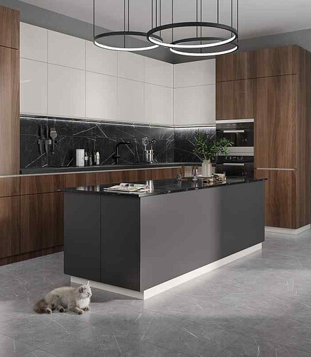 Керамогранит Cersanit ORIENTAL 42х42 см 1,587 м2 цвет серый 438x503 в Материке