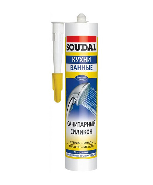 Герметик SOUDAL силикон. санитарный прозрачный, 280мл 495x660 Герметик SOUDAL силикон. санитарный прозрачный, 280мл 495x660 в Материке