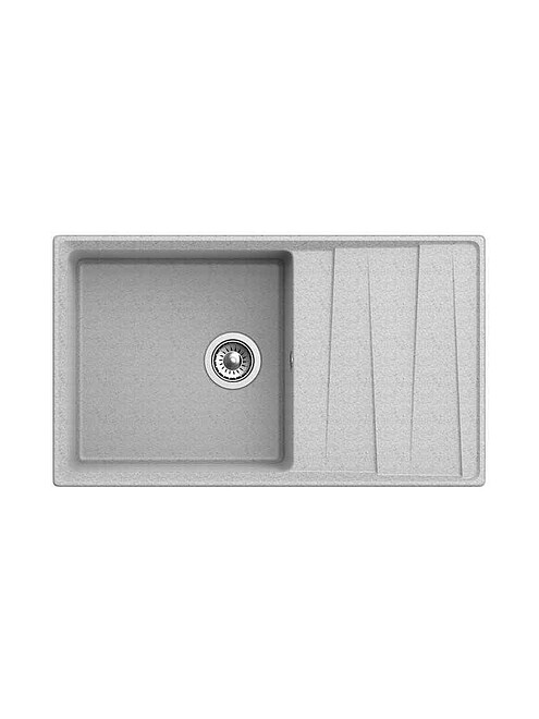 Мойка GRANFEST GF-LV-860L 860х500мм иск.мрамор-серый (сифон в комплекте) 495x660 Мойка GRANFEST GF-LV-860L 860х500мм иск.мрамор-серый (сифон в комплекте) 495x660 в Материке
