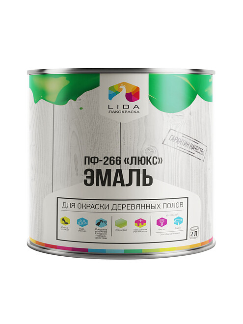 Эмаль LIDA ПФ-266 Люкс терракота, 2кг 495x660 Эмаль LIDA ПФ-266 Люкс терракота, 2кг 495x660 в Материке