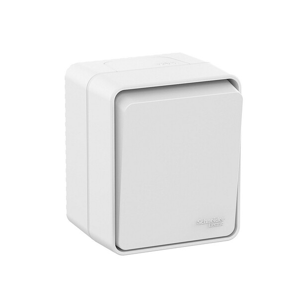 Выключатель SE ATLAS Design IP54 ATN540111 1кл. белый 620x620 в Материке