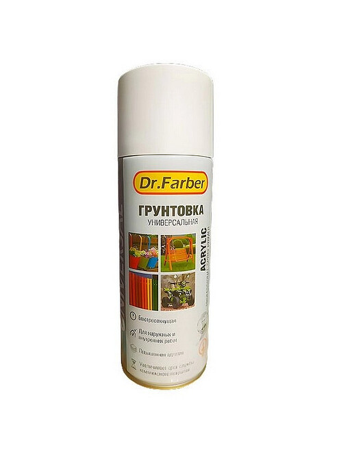 Грунт аэроз. Dr.Farber акрил универс. белая, 520мл 495x660 Грунт аэроз. Dr.Farber акрил универс. белая, 520мл 495x660 в Материке
