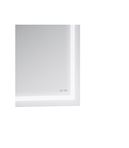 Зеркало GEM M91AMOX0551WG 55х70см с контурной LED-подсветкой 438x503 в Материке - Вариант 2