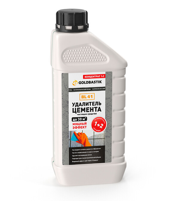 Удалитель цемента GOLDBASTIK BL 41 PROSEPT CEMENT CLEANER, 0,5л 586x674 Удалитель цемента GOLDBASTIK BL 41 PROSEPT CEMENT CLEANER, 0,5л 586x674 в Материке