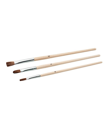Набор кистей корректировочных COLOR EXPERT 82610699 3шт. 438x503 в Материке