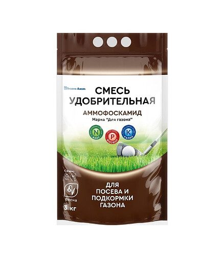 Удобрение для газона Аммофоскамид смесь (3кг), ГродноАзот 438x503 в Материке
