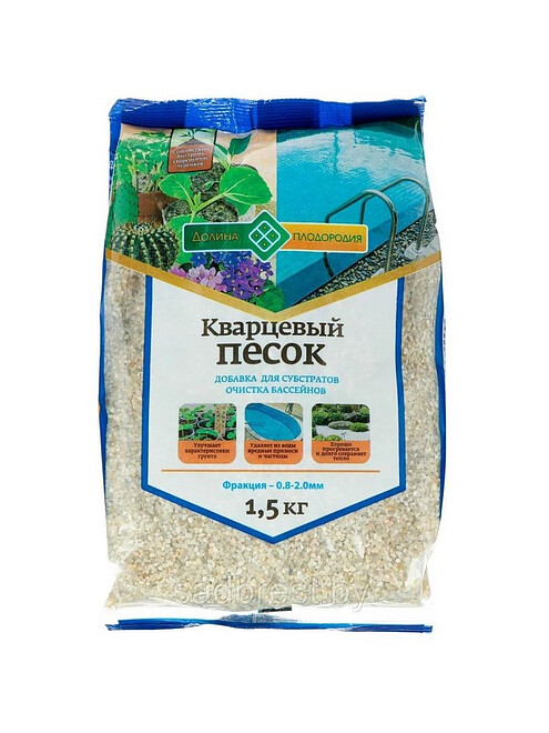 Песок кварцевый фракция 0.8-2,0мм (1,5кг) 495x660 Песок кварцевый фракция 0.8-2,0мм (1,5кг) 495x660 в Материке