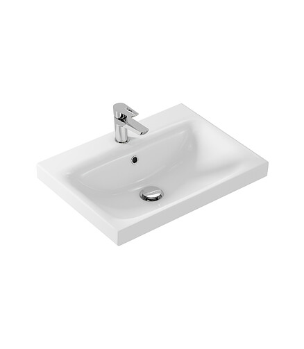 Раковина встраиваемая MODUO 60см с отверстием 438x503 в Материке - Вариант 2