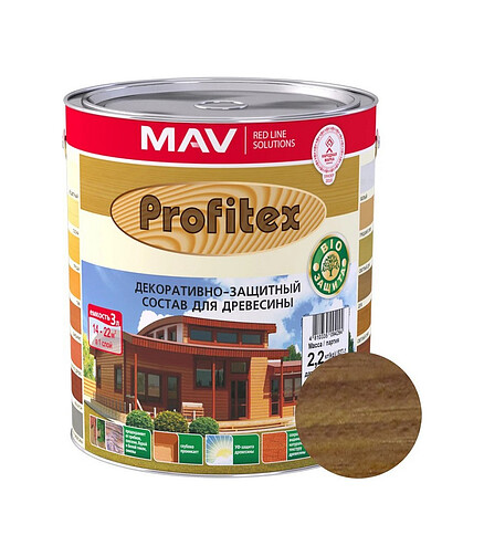 Пропитка Profitex дуб-1, 2,2кг 438x503 в Материке