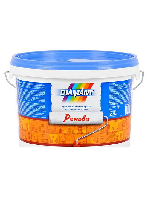 Краска DIAMANT Ренова, 10л 495x660 Краска DIAMANT Ренова, 10л 495x660 в Материке