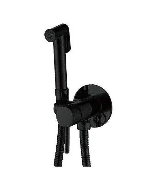 Смеситель HAIBA HB5511-7 (для биде) черный, настенный с душ.комплектом 495x660 Смеситель HAIBA HB5511-7 (для биде) черный, настенный с душ.комплектом 495x660 в Материке