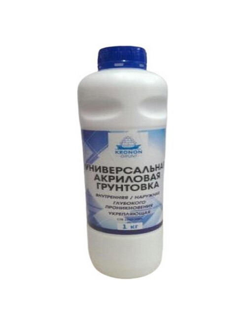 Грунтовка KRONON-GRUNT акриловая, 1кг 495x660 Грунтовка KRONON-GRUNT акриловая, 1кг 495x660 в Материке