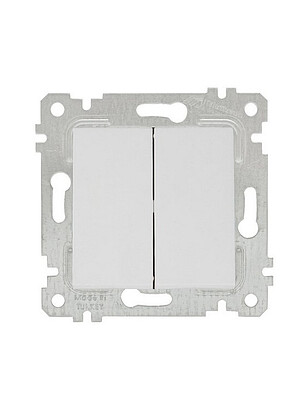Выключатель Mutlusan RITA 2200-402-0101 2кл. белый 238x286 в Материке