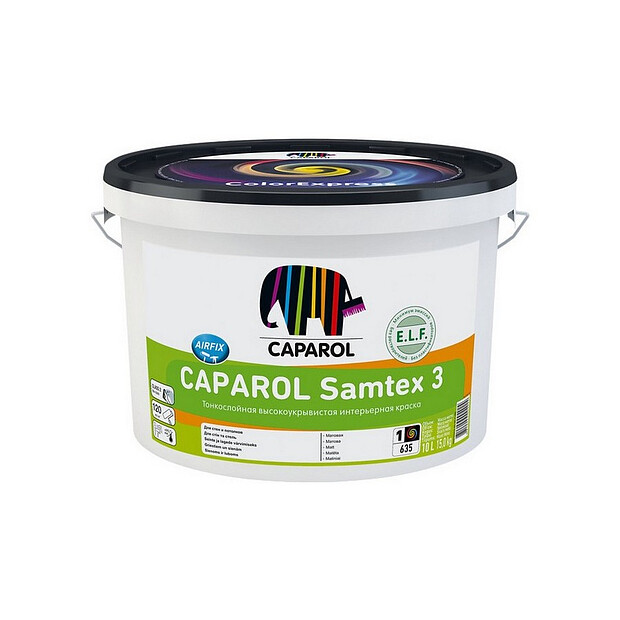 Краска CAPAROL Samtex 3 B1 матовая 10л