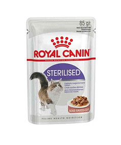 Корм для стер. кошек кусочки в соусе Sterilized in Gravy (85г) Royal Canin