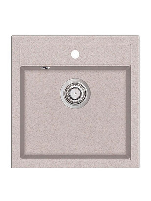 Мойка TESA SQT100-110W 490х510мм гранит-бежевый с выпуском 238x286 в Материке
