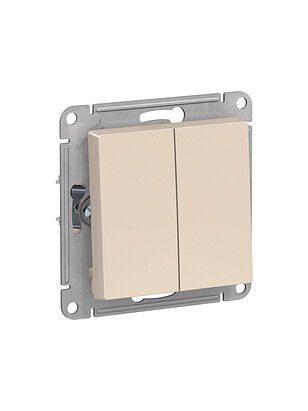 Выключатель SE ATLAS Design ATN000251 2кл. беж. 238x286 в Материке - Вариант 2