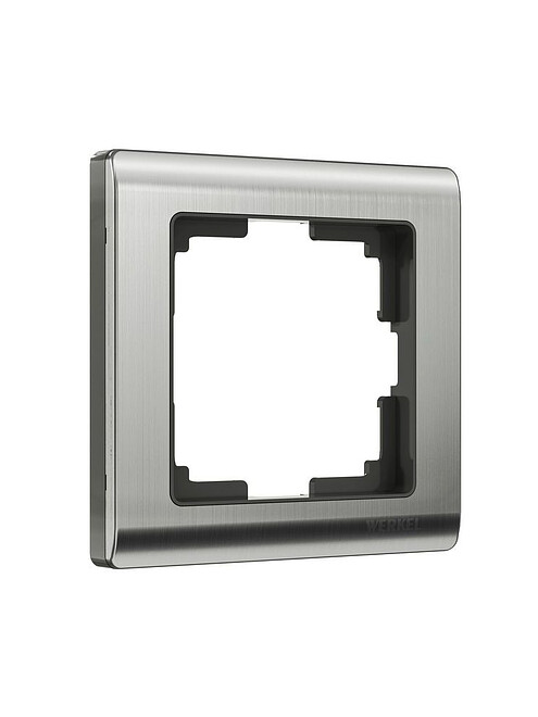 Рамка WERKEL Metallic 1мест. никель 495x660 Рамка WERKEL Metallic 1мест. никель 495x660 в Материке